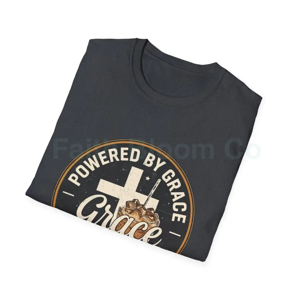Powered by Grace & Iced Coffee T-Shirt T-Shirt