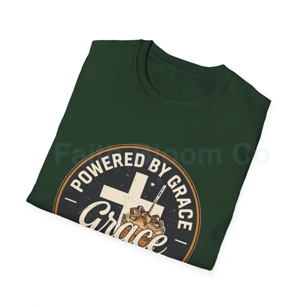 Powered by Grace & Iced Coffee T-Shirt T-Shirt