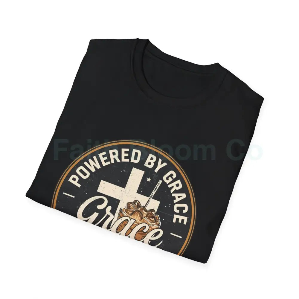 Powered by Grace & Iced Coffee T-Shirt T-Shirt