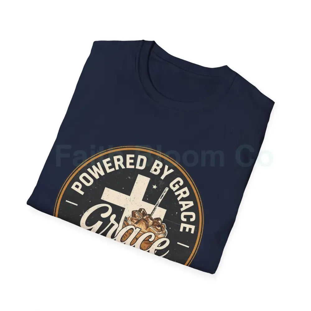 Powered by Grace & Iced Coffee T-Shirt T-Shirt