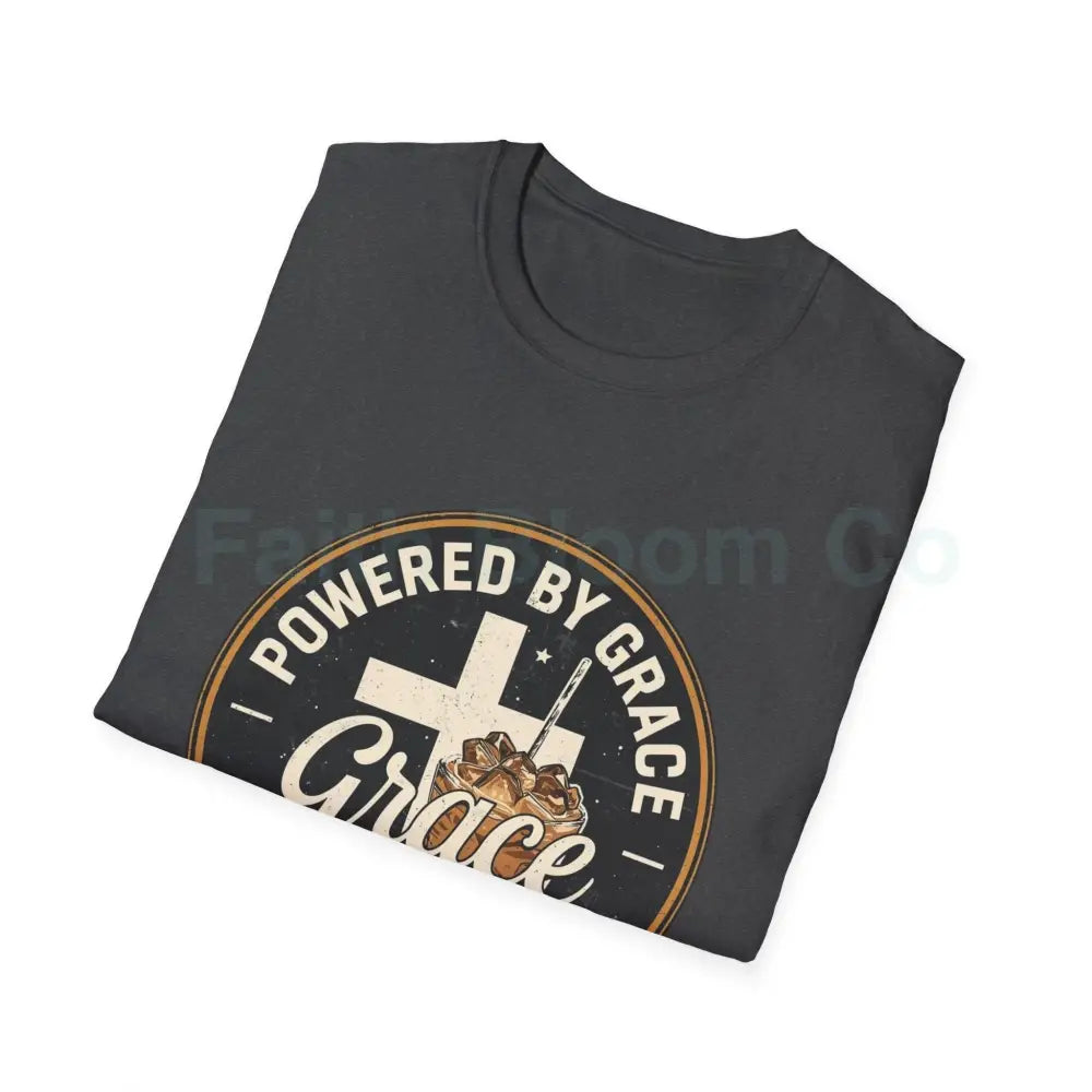 Powered by Grace & Iced Coffee T-Shirt T-Shirt