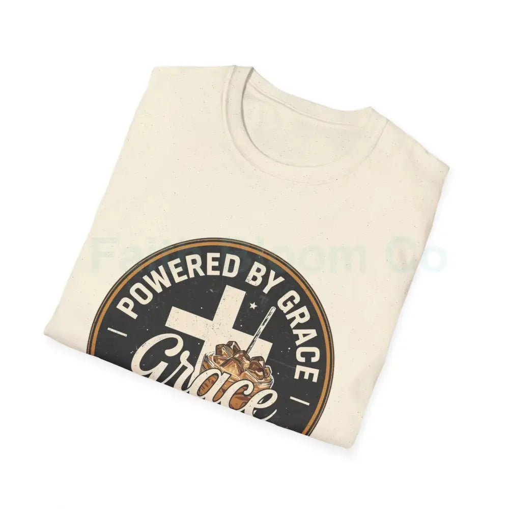 Powered by Grace & Iced Coffee T-Shirt T-Shirt