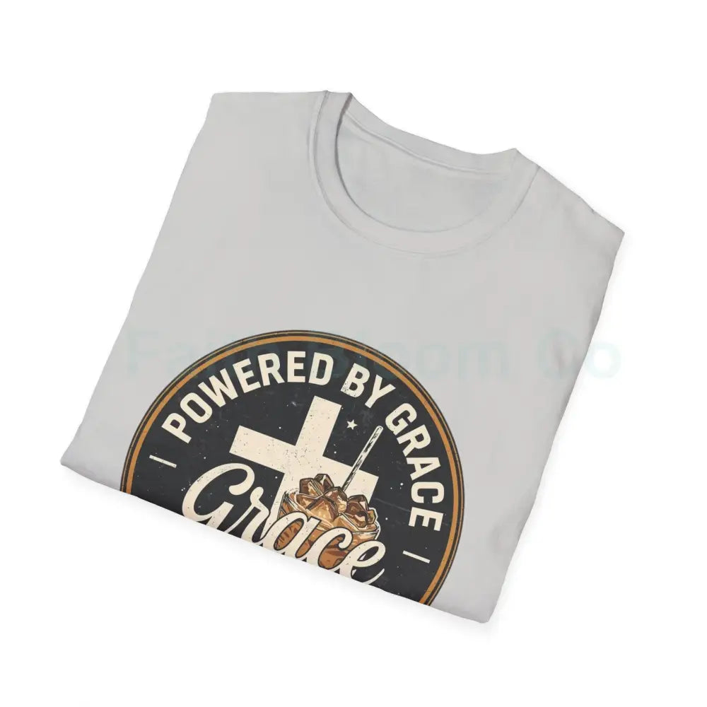 Powered by Grace & Iced Coffee T-Shirt T-Shirt