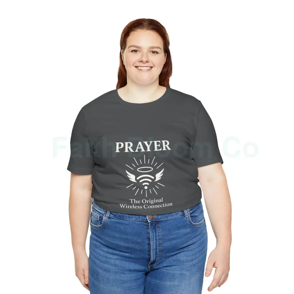 Prayer Connection Tee Spiritual Apparel Unisex T-Shirt Faith-Based Clothing Inspirational Gift Everyday Wear T-Shirt
