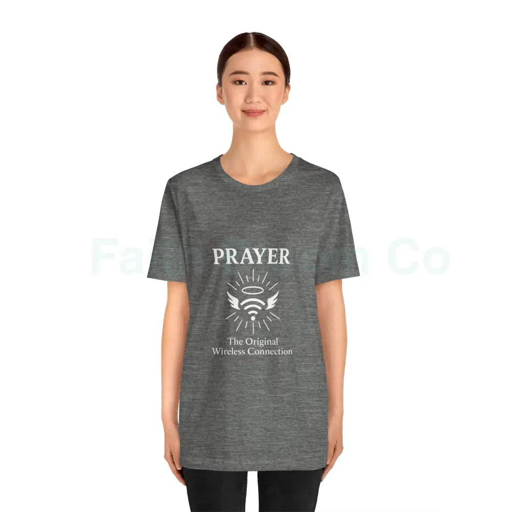 Prayer Connection Tee Spiritual Apparel Unisex T-Shirt Faith-Based Clothing Inspirational Gift Everyday Wear T-Shirt