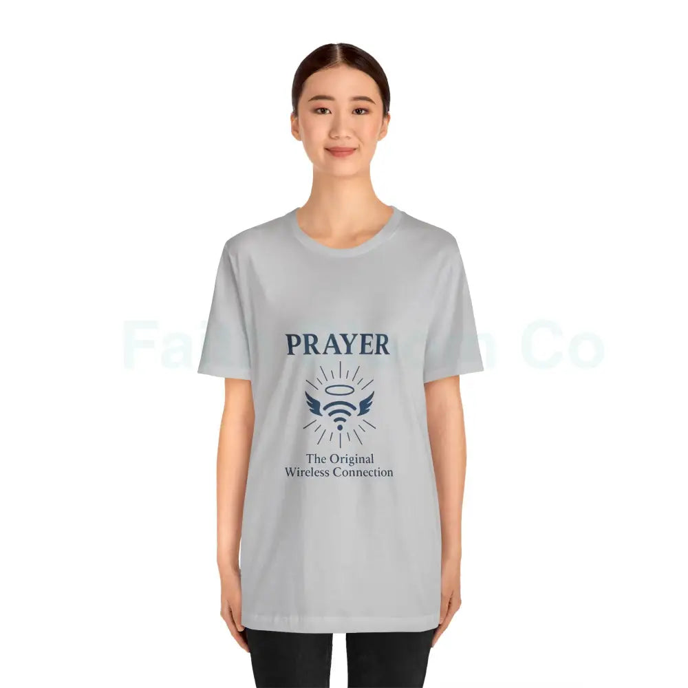 Prayer Connection Tee Spiritual Apparel Unisex T-Shirt Faith-Based Clothing Inspirational Gift Everyday Wear T-Shirt