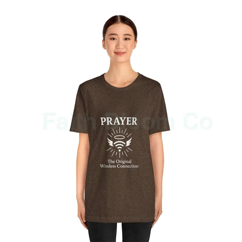 Prayer Connection Tee Spiritual Apparel Unisex T-Shirt Faith-Based Clothing Inspirational Gift Everyday Wear T-Shirt