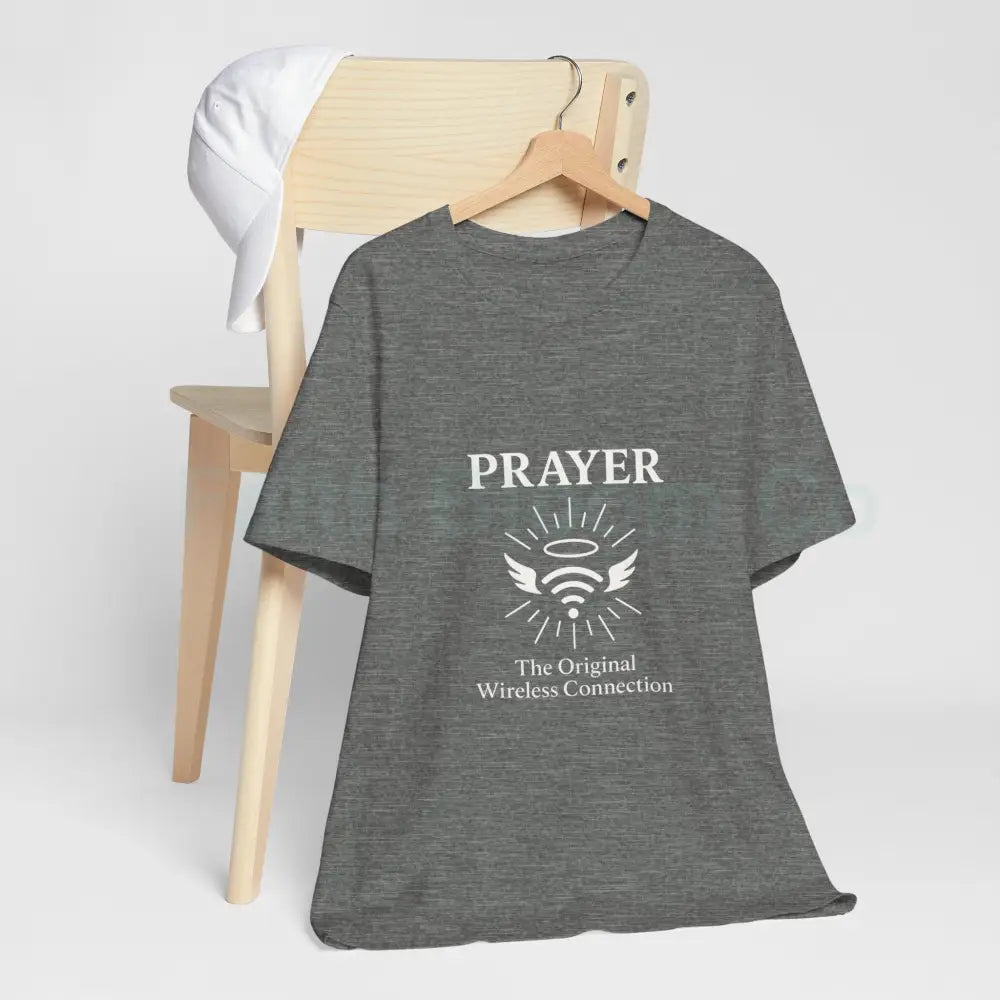Prayer Connection Tee Spiritual Apparel Unisex T-Shirt Faith-Based Clothing Inspirational Gift Everyday Wear T-Shirt