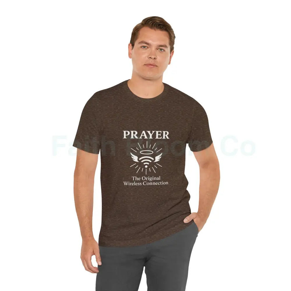 Prayer Connection Tee Spiritual Apparel Unisex T-Shirt Faith-Based Clothing Inspirational Gift Everyday Wear T-Shirt