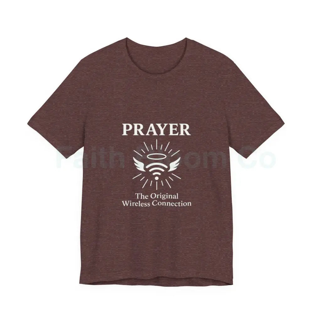 Prayer Connection Tee Spiritual Apparel Unisex T-Shirt Faith-Based Clothing Inspirational Gift Everyday Wear T-Shirt