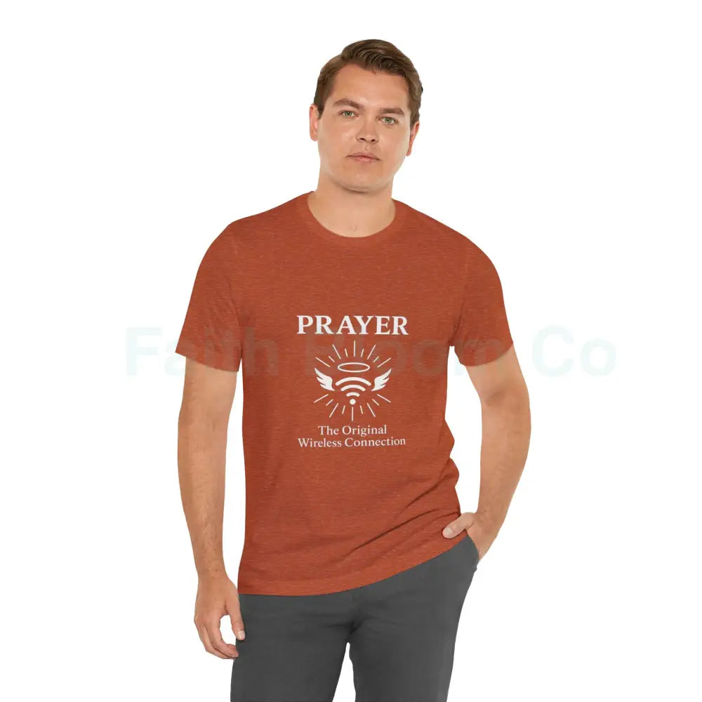 Prayer Connection Tee Spiritual Apparel Unisex T-Shirt Faith-Based Clothing Inspirational Gift Everyday Wear T-Shirt