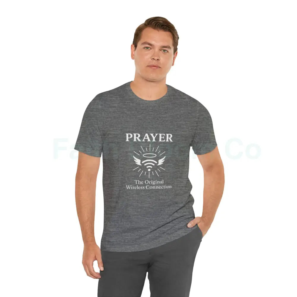 Prayer Connection Tee Spiritual Apparel Unisex T-Shirt Faith-Based Clothing Inspirational Gift Everyday Wear T-Shirt