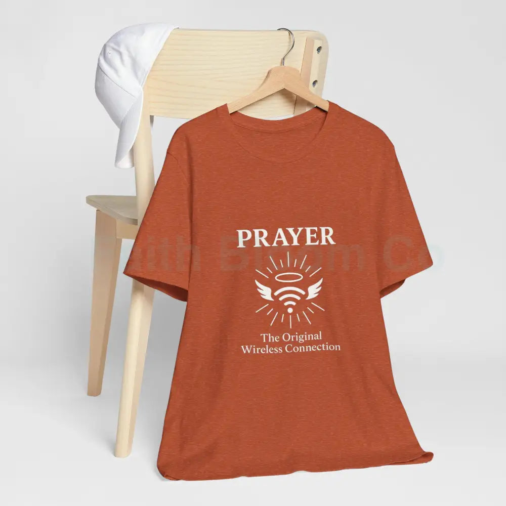 Prayer Connection Tee Spiritual Apparel Unisex T-Shirt Faith-Based Clothing Inspirational Gift Everyday Wear T-Shirt