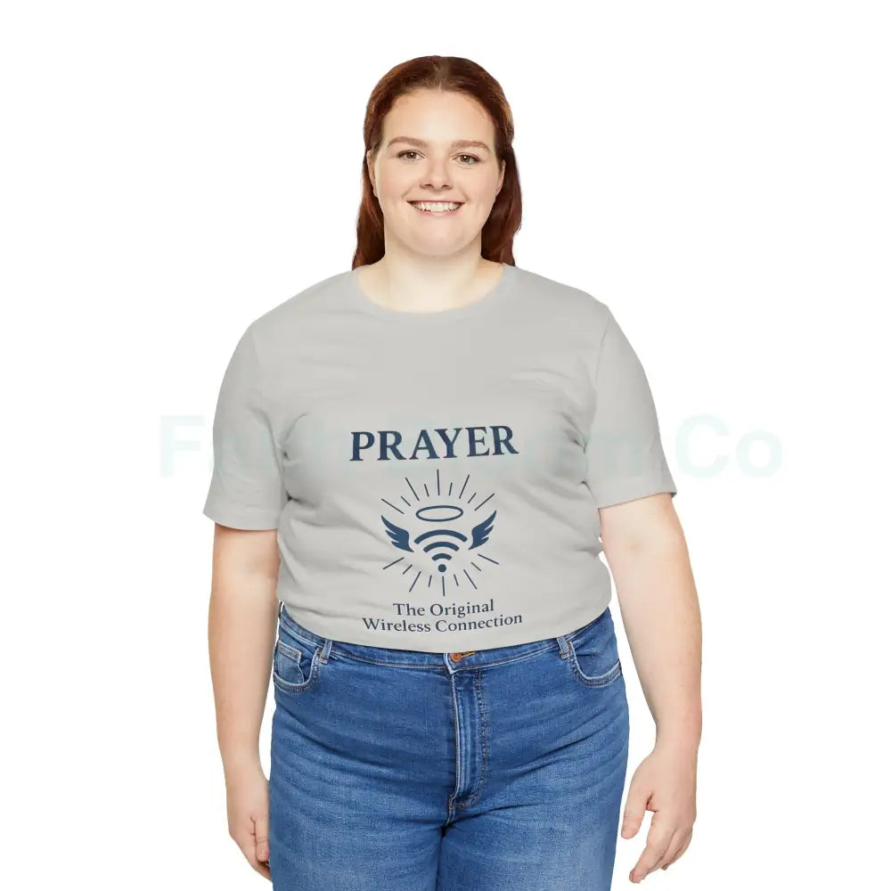 Prayer Connection Tee Spiritual Apparel Unisex T-Shirt Faith-Based Clothing Inspirational Gift Everyday Wear T-Shirt