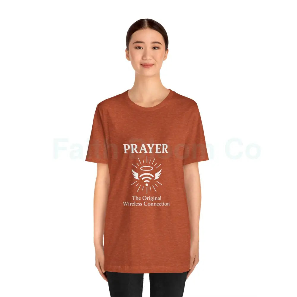 Prayer Connection Tee Spiritual Apparel Unisex T-Shirt Faith-Based Clothing Inspirational Gift Everyday Wear T-Shirt