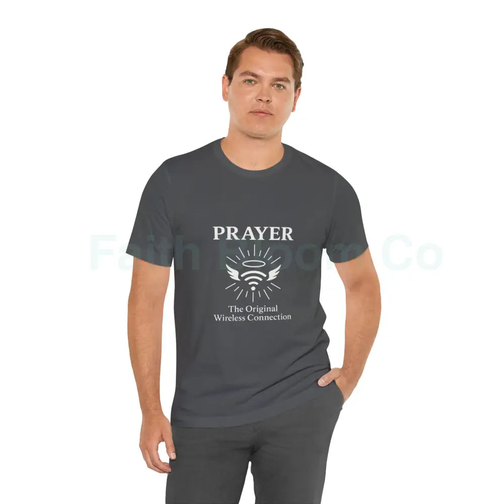 Prayer Connection Tee Spiritual Apparel Unisex T-Shirt Faith-Based Clothing Inspirational Gift Everyday Wear T-Shirt