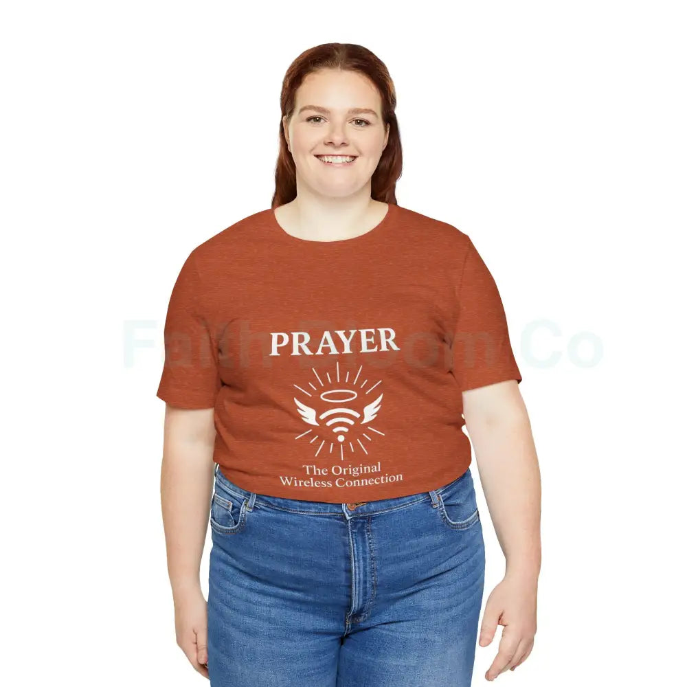 Prayer Connection Tee Spiritual Apparel Unisex T-Shirt Faith-Based Clothing Inspirational Gift Everyday Wear T-Shirt