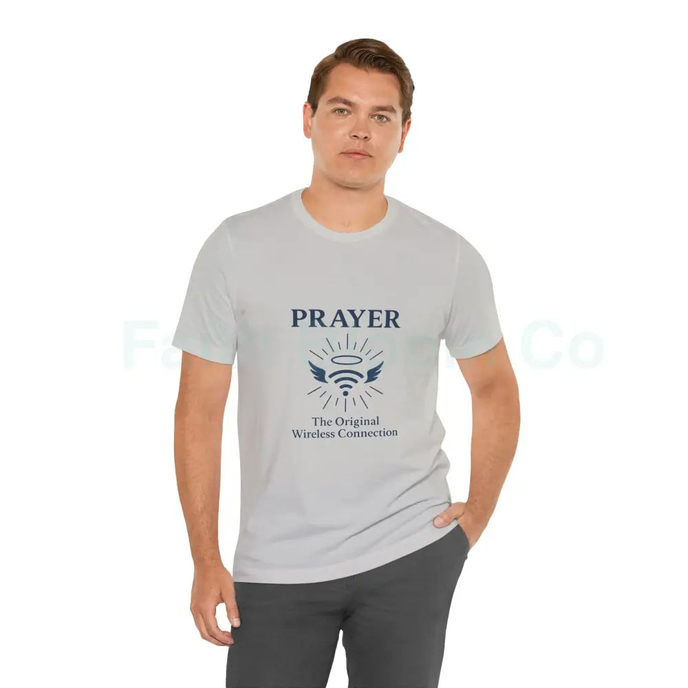 Prayer Connection Tee Spiritual Apparel Unisex T-Shirt Faith-Based Clothing Inspirational Gift Everyday Wear T-Shirt