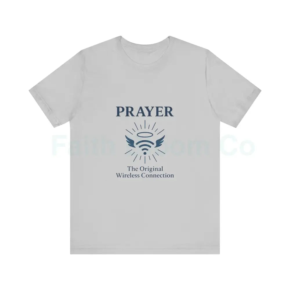 Prayer Connection Tee Spiritual Apparel Unisex T-Shirt Faith-Based Clothing Inspirational Gift Everyday Wear Solid