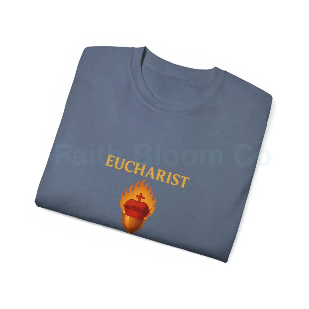 Sacred Heart & Chalice Eucharist T-Shirt T-Shirt