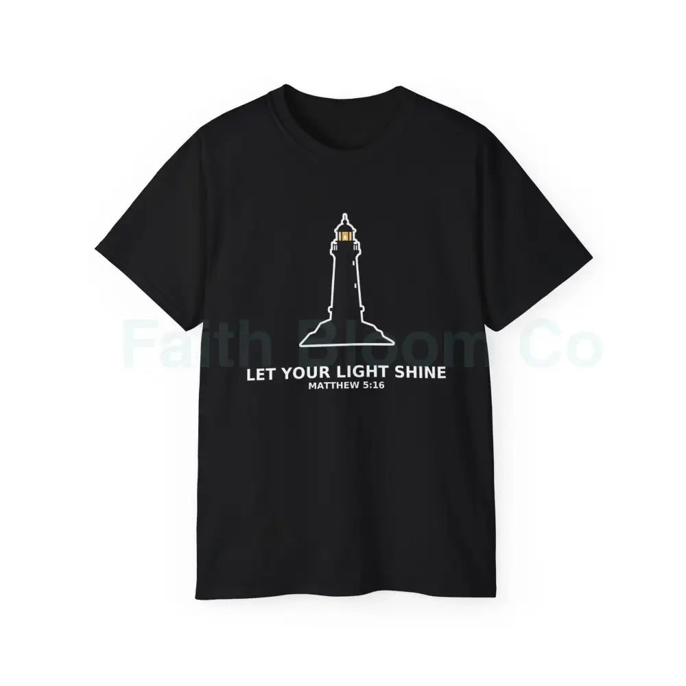 Share Your Light Christian T-Shirt Black / S T-Shirt