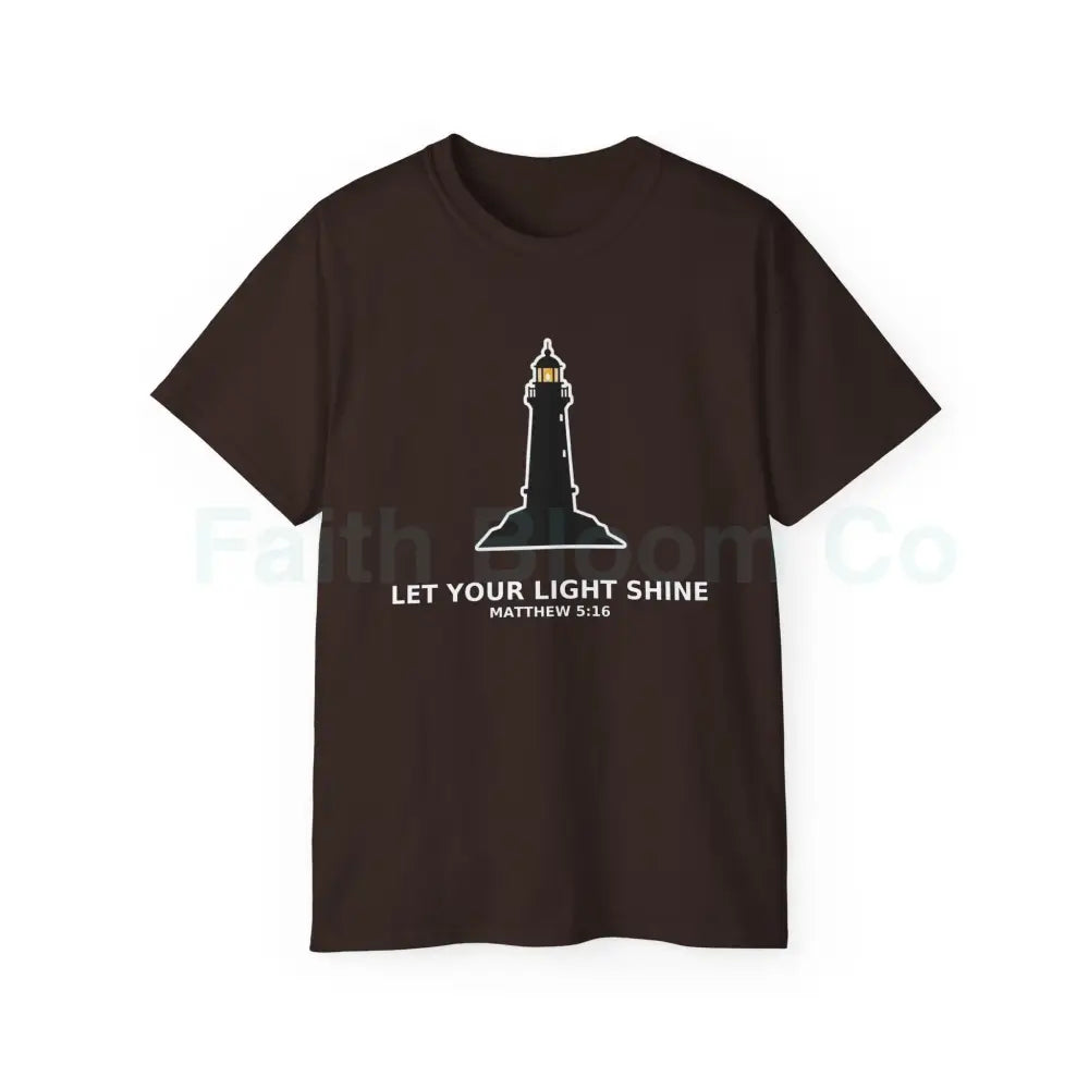 Share Your Light Christian T-Shirt Dark Chocolate / S T-Shirt