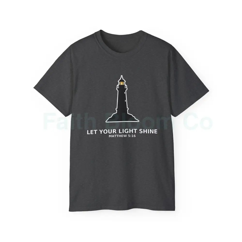 Share Your Light Christian T-Shirt Dark Heather / S T-Shirt