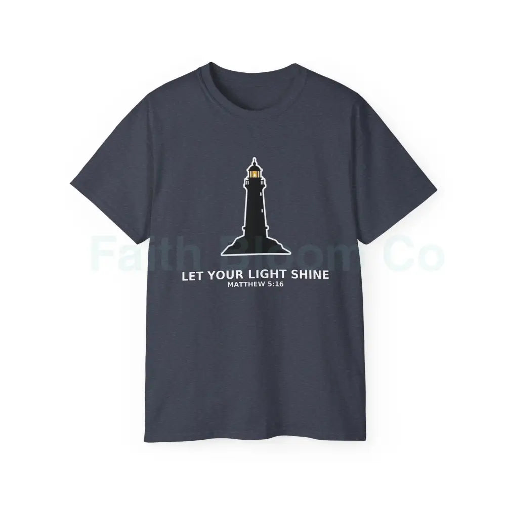 Share Your Light Christian T-Shirt Heather Navy / S T-Shirt