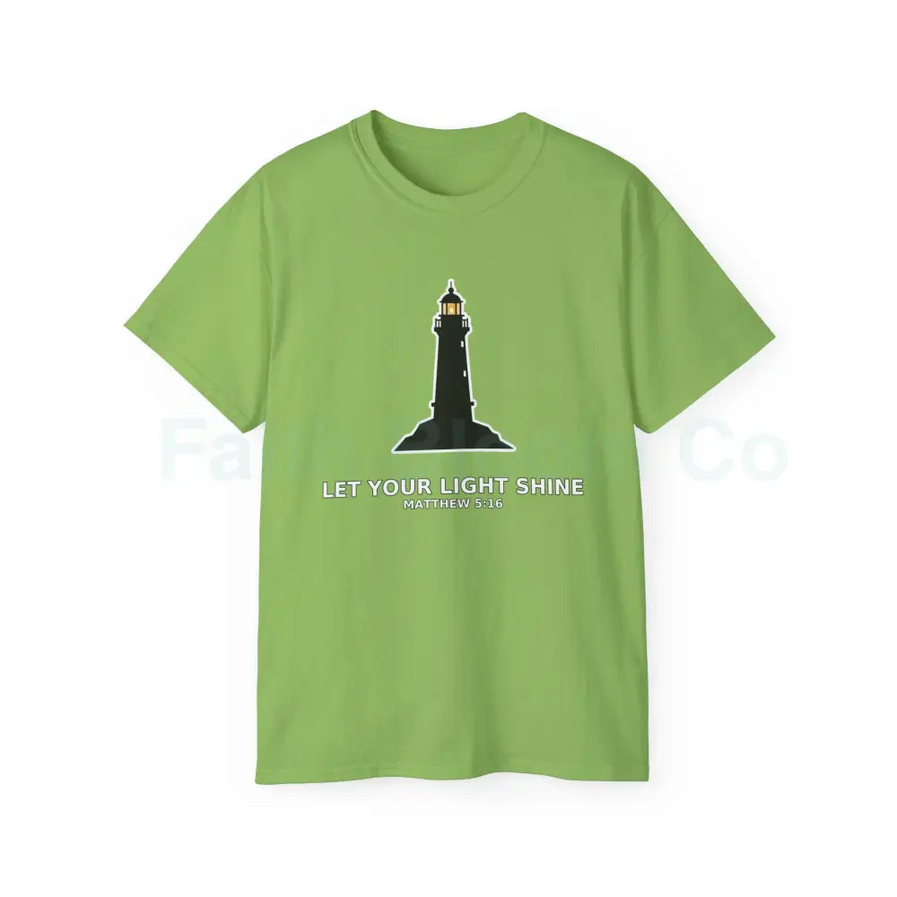 Share Your Light Christian T-Shirt Lime / S T-Shirt