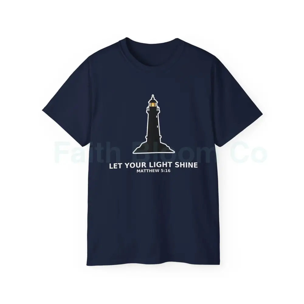 Share Your Light Christian T-Shirt Navy / S T-Shirt
