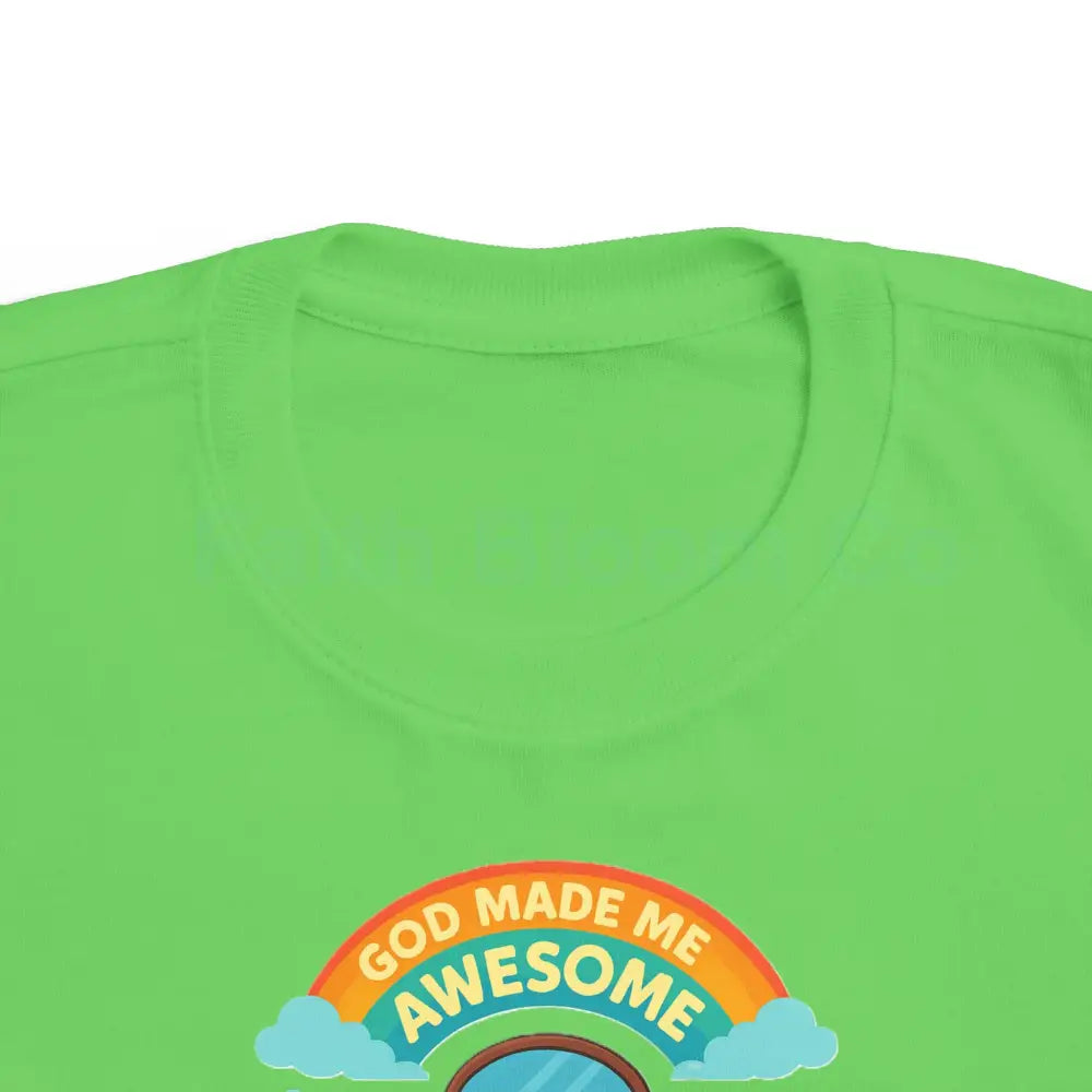 Toddler’s Awesome Tee Kids T-Shirt Rainbow Shirt Birthday Gift Playful Apparel Fun Children’s Clothing Kids clothes