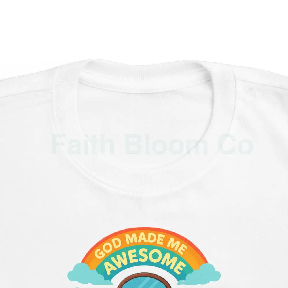 Toddler’s Awesome Tee Kids T-Shirt Rainbow Shirt Birthday Gift Playful Apparel Fun Children’s Clothing Kids clothes
