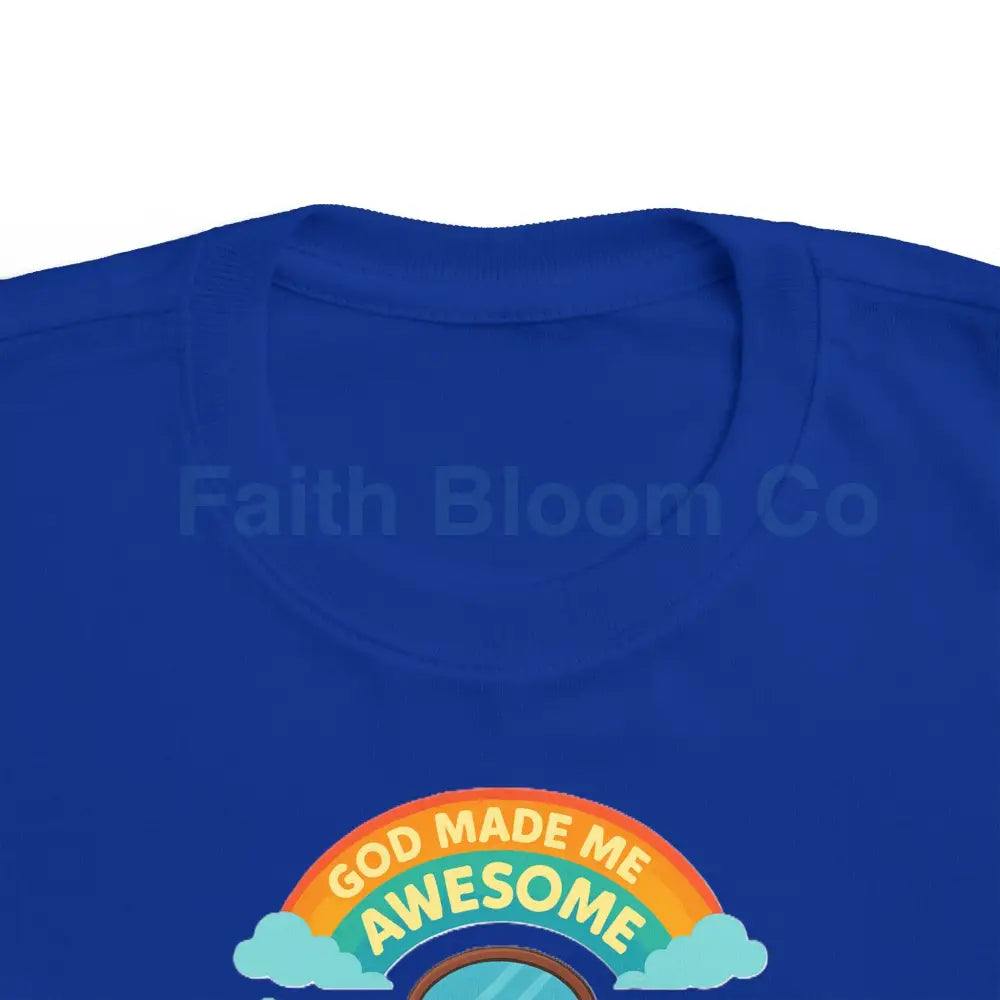Toddler’s Awesome Tee Kids T-Shirt Rainbow Shirt Birthday Gift Playful Apparel Fun Children’s Clothing Kids clothes