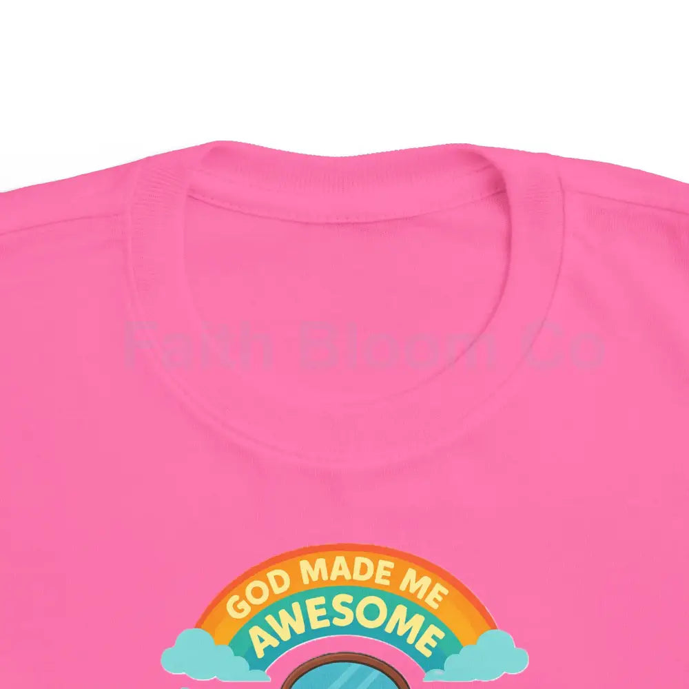 Toddler’s Awesome Tee Kids T-Shirt Rainbow Shirt Birthday Gift Playful Apparel Fun Children’s Clothing Kids clothes