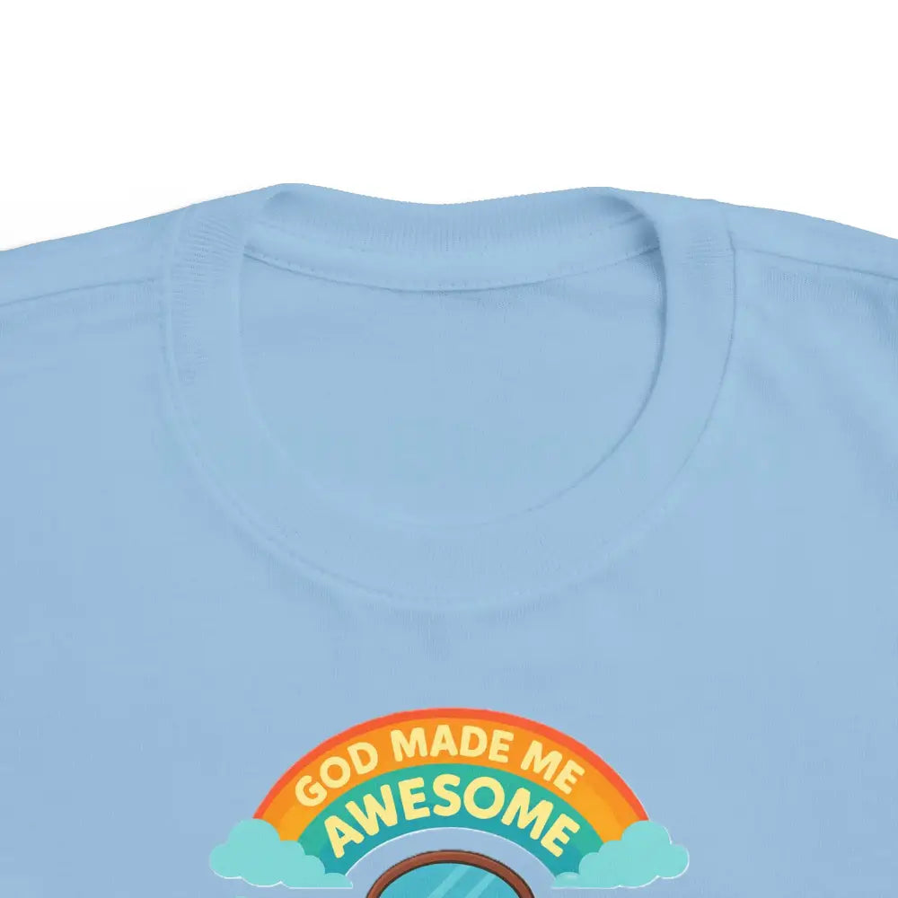 Toddler’s Awesome Tee Kids T-Shirt Rainbow Shirt Birthday Gift Playful Apparel Fun Children’s Clothing Kids clothes