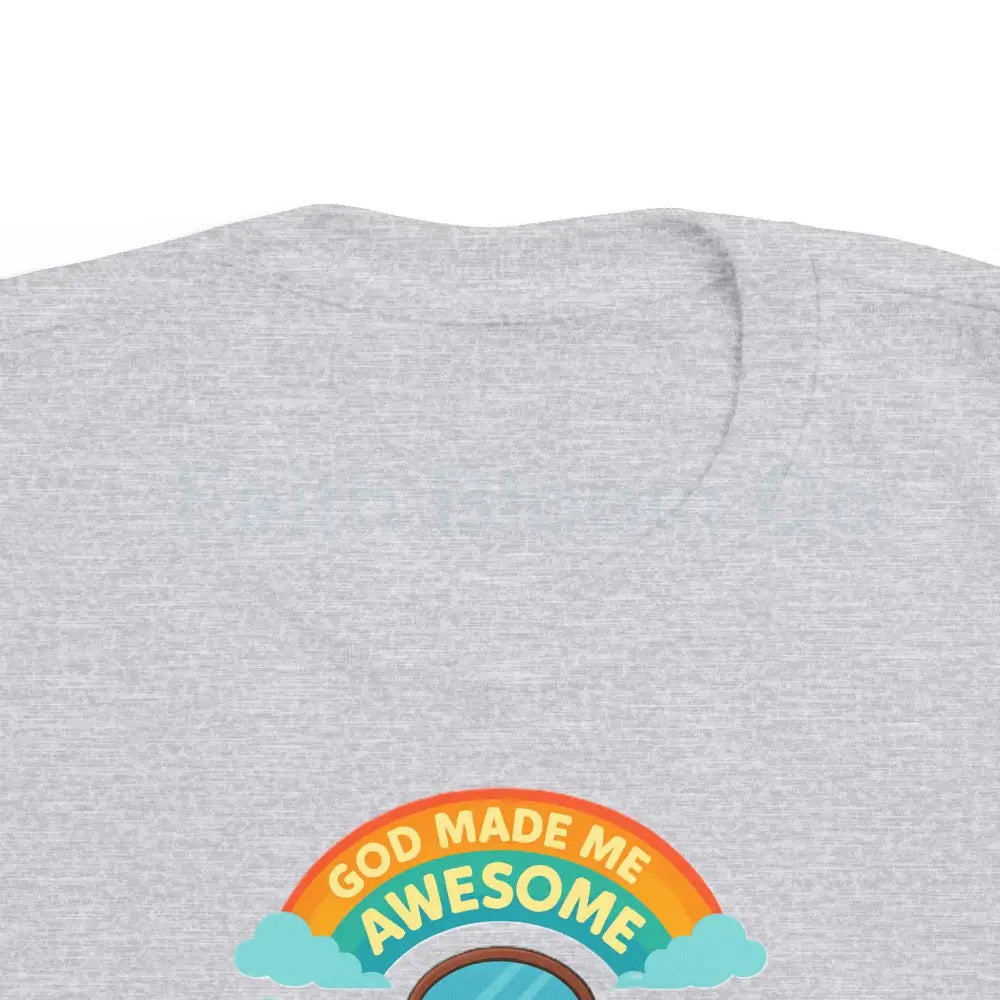 Toddler’s Awesome Tee Kids T-Shirt Rainbow Shirt Birthday Gift Playful Apparel Fun Children’s Clothing Kids clothes