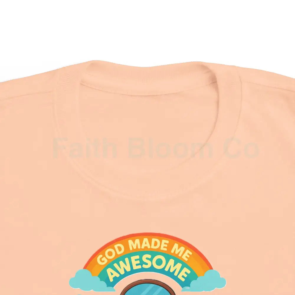 Toddler’s Awesome Tee Kids T-Shirt Rainbow Shirt Birthday Gift Playful Apparel Fun Children’s Clothing Kids clothes