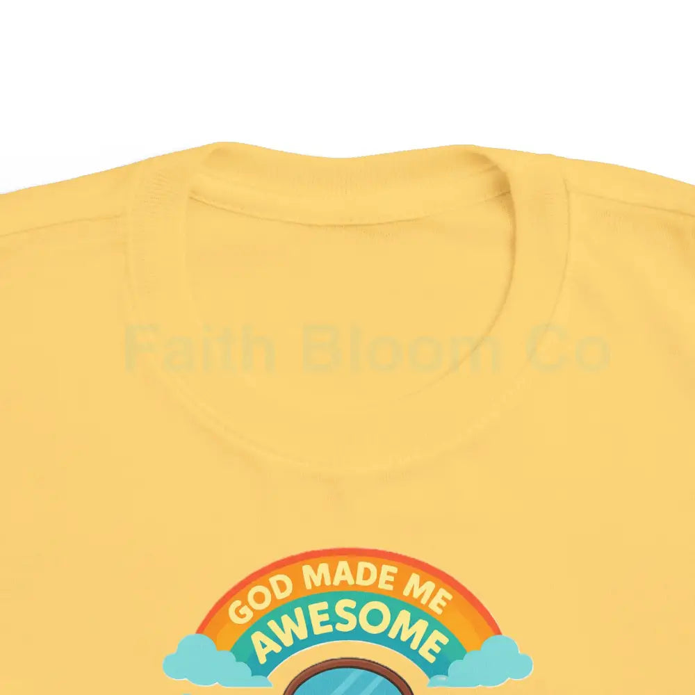 Toddler’s Awesome Tee Kids T-Shirt Rainbow Shirt Birthday Gift Playful Apparel Fun Children’s Clothing Kids clothes