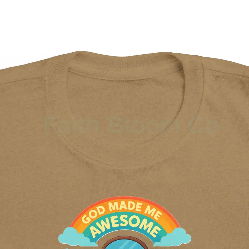 Toddler’s Awesome Tee Kids T-Shirt Rainbow Shirt Birthday Gift Playful Apparel Fun Children’s Clothing Kids clothes