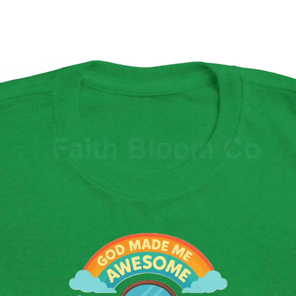 Toddler’s Awesome Tee Kids T-Shirt Rainbow Shirt Birthday Gift Playful Apparel Fun Children’s Clothing Kids clothes