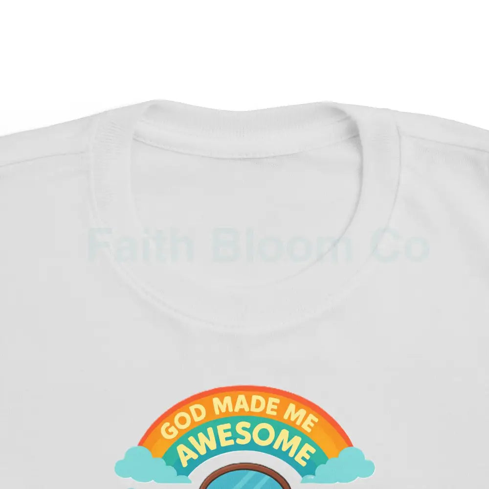 Toddler’s Awesome Tee Kids T-Shirt Rainbow Shirt Birthday Gift Playful Apparel Fun Children’s Clothing Kids clothes