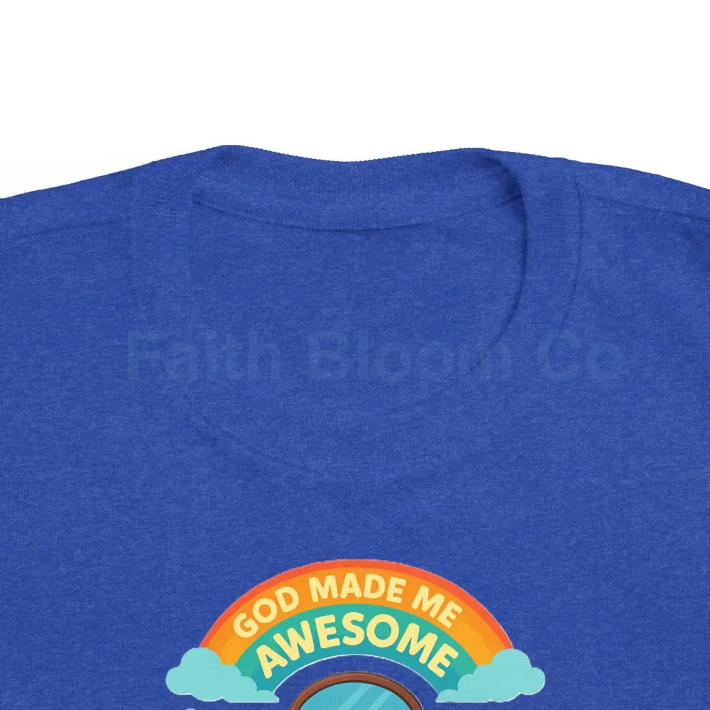 Toddler’s Awesome Tee Kids T-Shirt Rainbow Shirt Birthday Gift Playful Apparel Fun Children’s Clothing Kids clothes