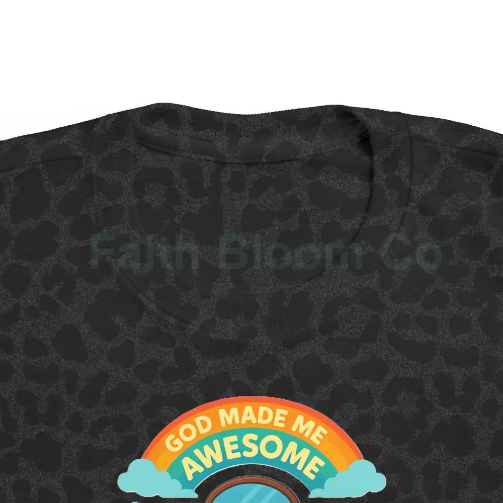 Toddler’s Awesome Tee Kids T-Shirt Rainbow Shirt Birthday Gift Playful Apparel Fun Children’s Clothing Kids clothes