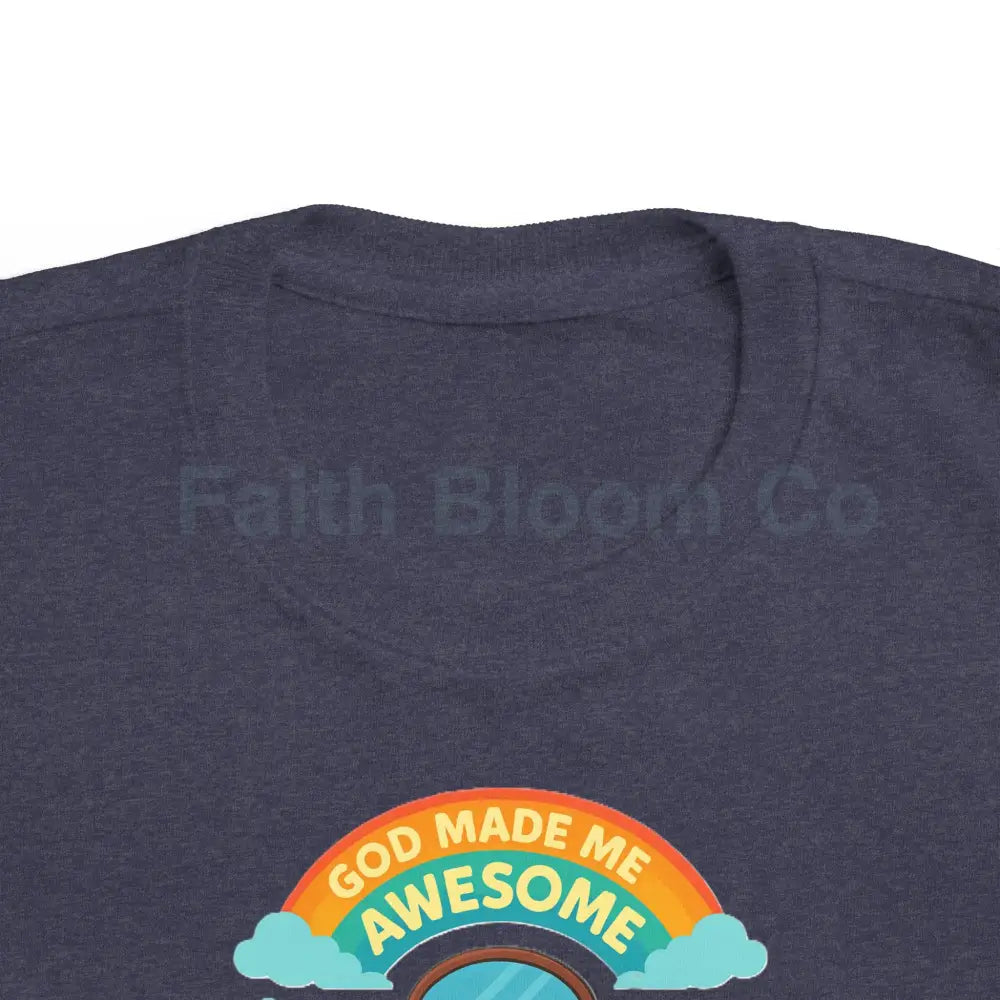 Toddler’s Awesome Tee Kids T-Shirt Rainbow Shirt Birthday Gift Playful Apparel Fun Children’s Clothing Kids clothes