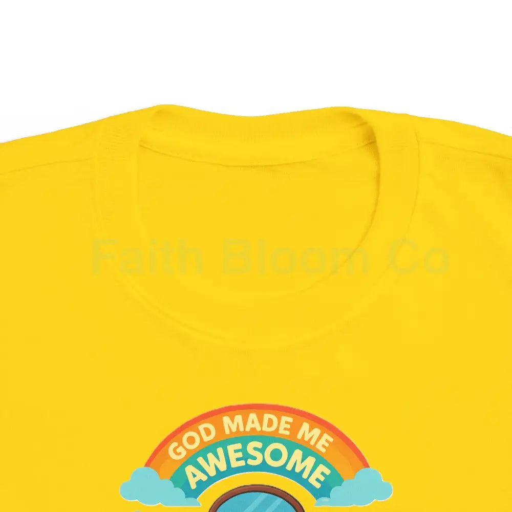 Toddler’s Awesome Tee Kids T-Shirt Rainbow Shirt Birthday Gift Playful Apparel Fun Children’s Clothing Kids clothes