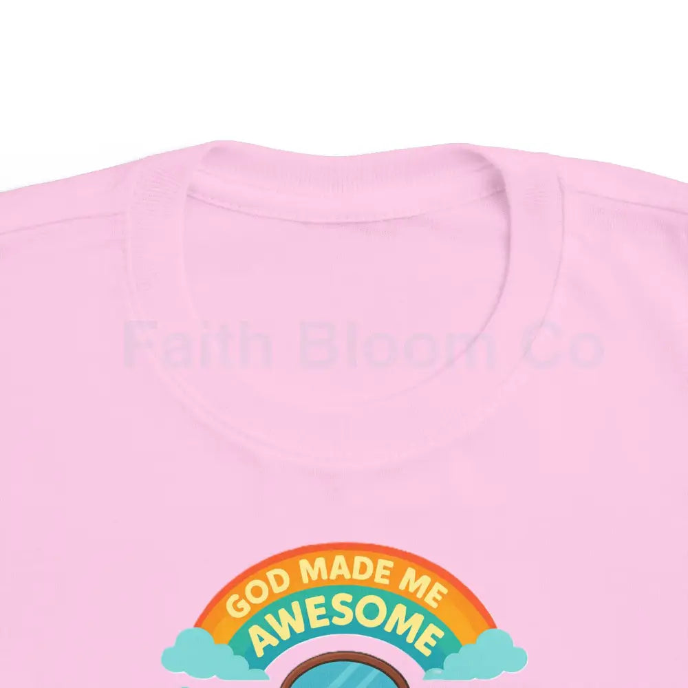 Toddler’s Awesome Tee Kids T-Shirt Rainbow Shirt Birthday Gift Playful Apparel Fun Children’s Clothing Kids clothes