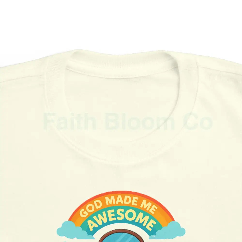 Toddler’s Awesome Tee Kids T-Shirt Rainbow Shirt Birthday Gift Playful Apparel Fun Children’s Clothing Kids clothes