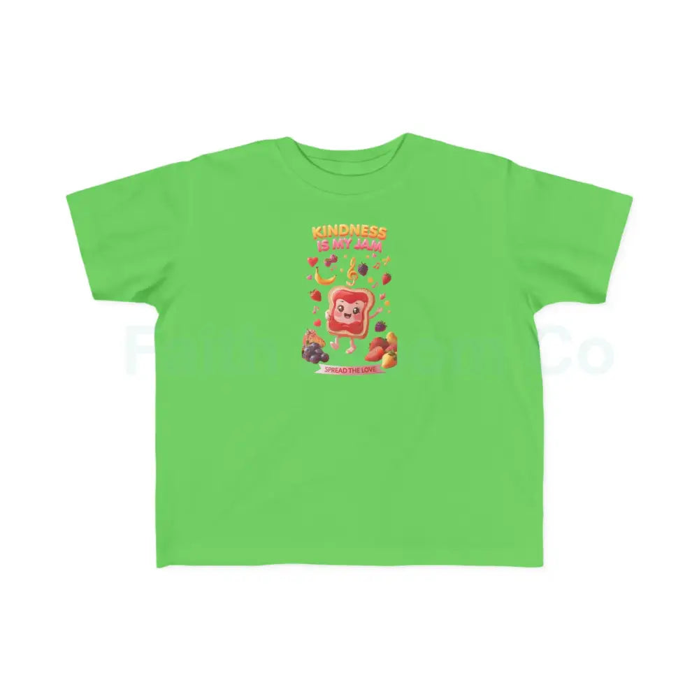 Toddler’s Kindness Tee Cute Kids Shirt Fun Cartoon Shirt Toddler Gift Playful Parenting Apparel 2T / Apple Kids clothes