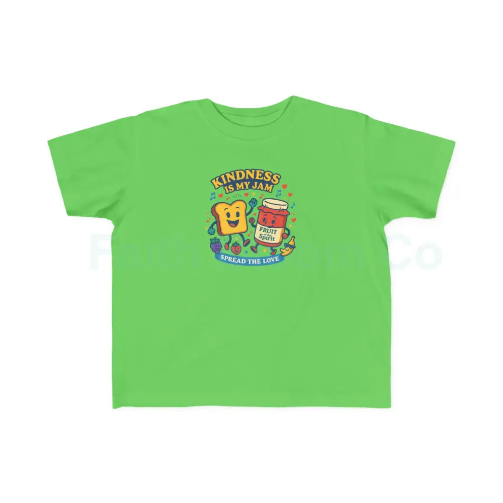 Toddler’s Kindness Tee Cute Kids Shirt Fun Cartoon Shirt Toddler Gift Playful Parenting Apparel 2T / Apple Kids clothes