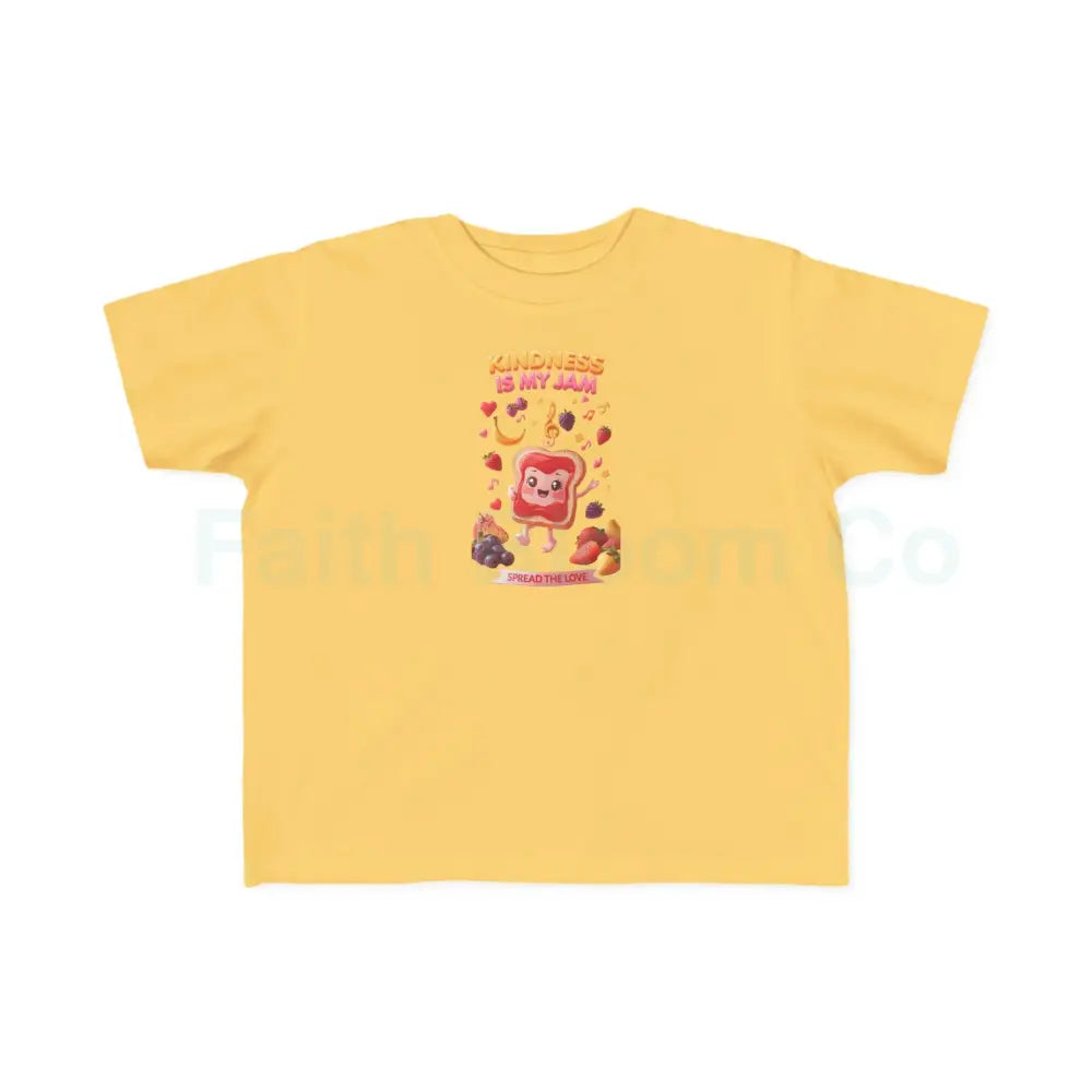 Toddler’s Kindness Tee Cute Kids Shirt Fun Cartoon Shirt Toddler Gift Playful Parenting Apparel 2T / Butter Kids clothes